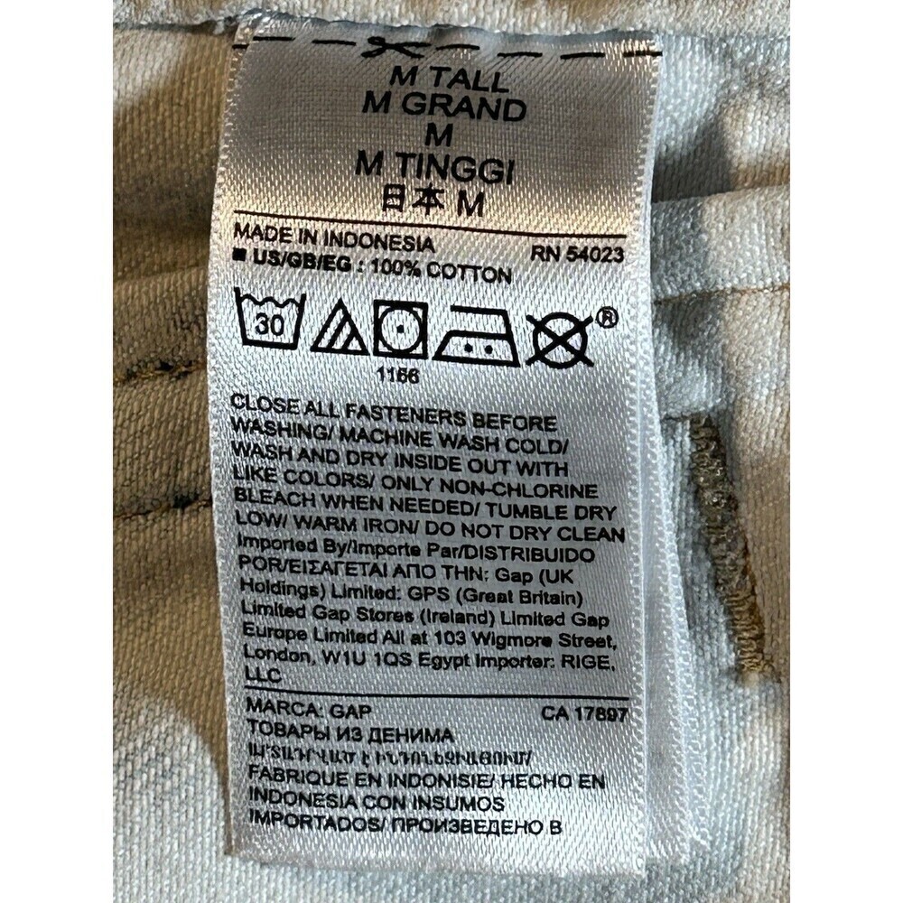 Gap Women’s Distressed Cropped Light Wash Jean Tie Dye Denim Jacket Med Tall NEW - Picture 7 of 9